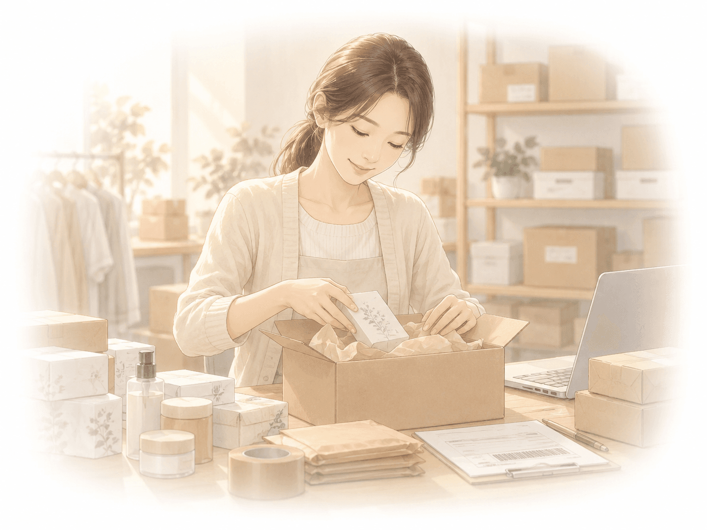 온라인쇼핑몰 기장대리 서비스 이미지